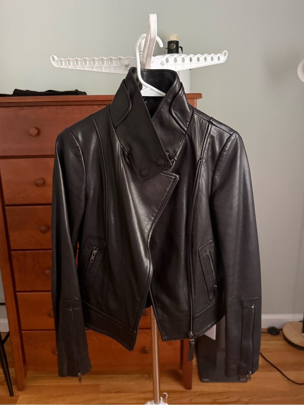 Aritzia Mackage Black Leather Jacket